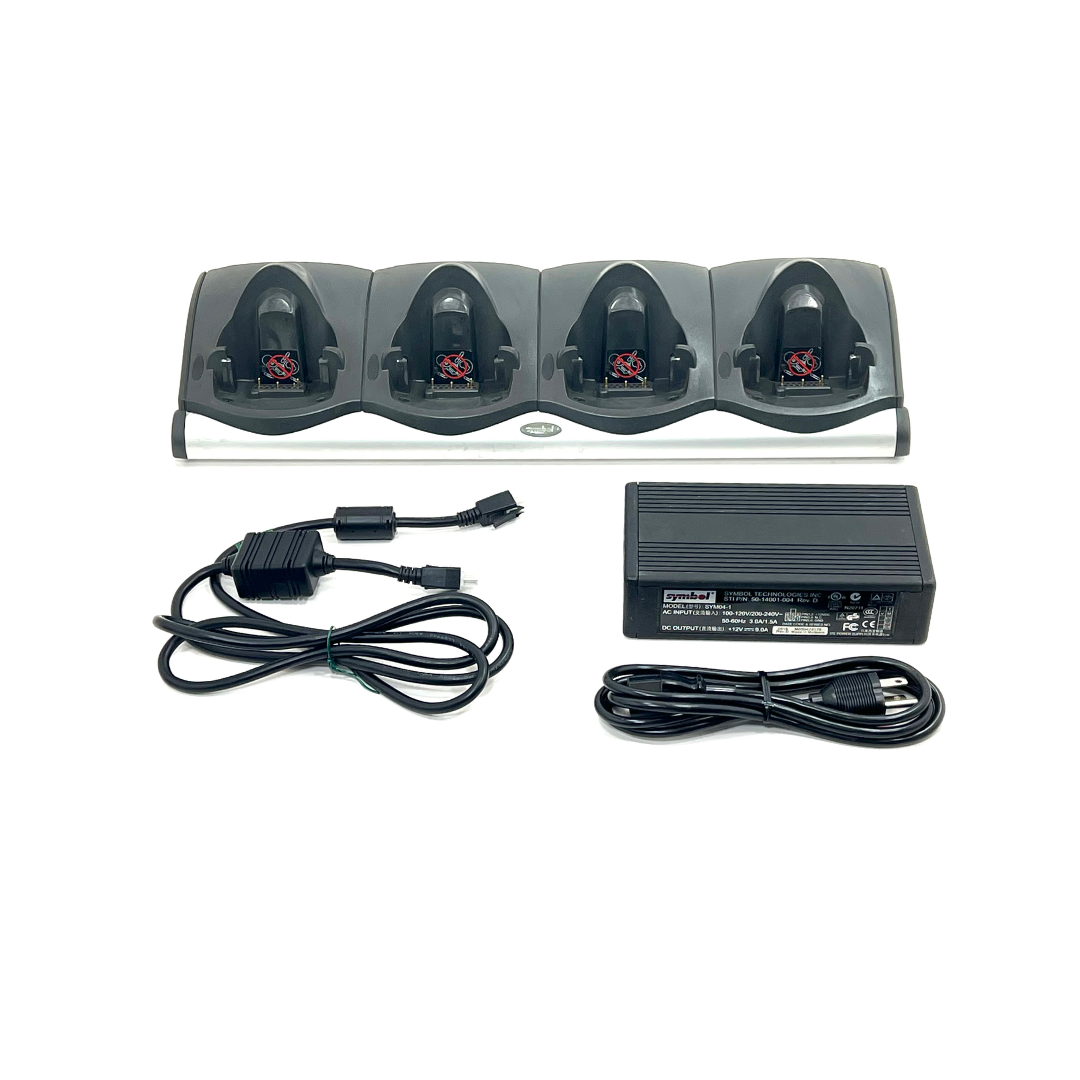 Zebra Symbol Motorola CHS9000-4001C 4-slot charging cradle kit for MC9000 series mobile computers, equivalent to CHS9000-4001CR