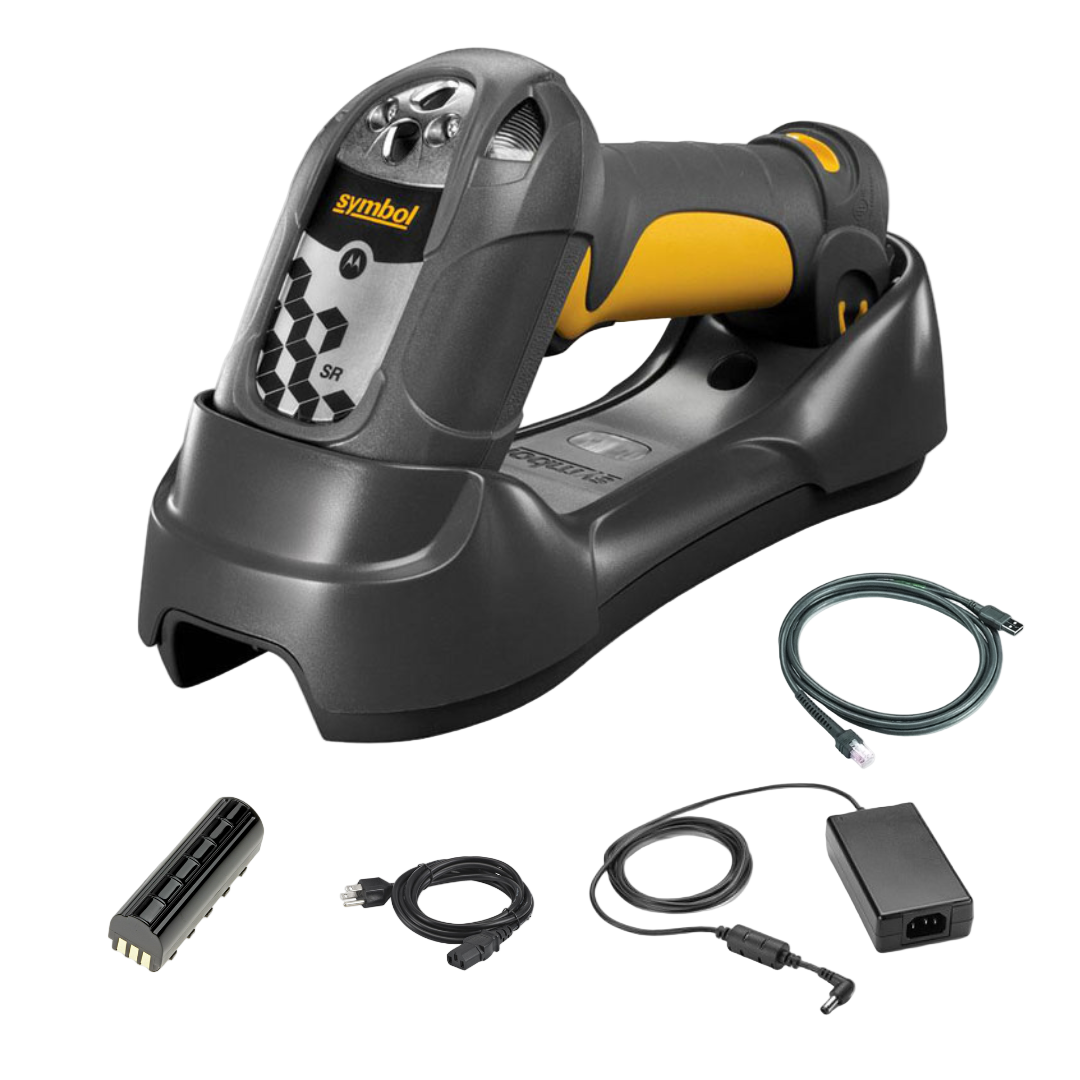Zebra DS3578-SR wireless barcode scanner kit, part # DS3578-SRBU0100IR (also compatible with DS3578-SRFU0100UR)