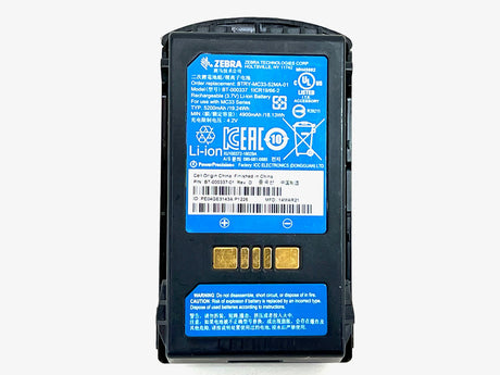 Zebra BTRY-MC33-52MA-01 high-capacity battery for MC3300 and MC3400 mobile computers.