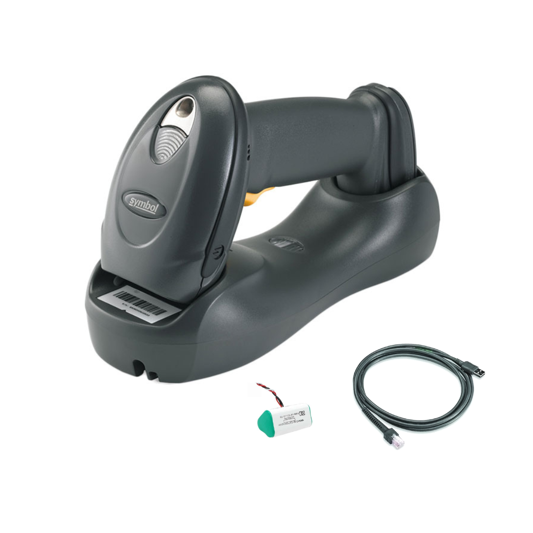 Zebra/Symbol/Motorola LS4278 Wireless Bluetooth Barcode Scanner w/ Cradle and USB Cable | SKU: LS4278-TRBU0100ZWR