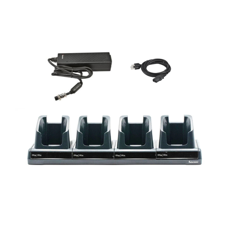Honeywell Intermec DX4A2222210 4-slot charge-only quad dock for CK70, CK71, and CK75 mobile computers