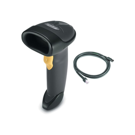 Zebra Symbol LS2208 Corded Handheld Standard Range Laser Barcode Scanner, Twilight Black (LS2208-SR20007R)