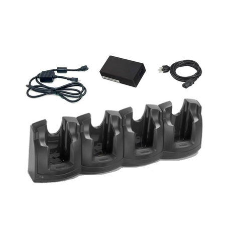 Zebra Symbol Motorola CHS3000-4001CR 4-slot charge-only cradle, replacement for CHS3000-4000CR, compatible with MC3200, MC32N0, MC3190, and MC3090 mobile computers