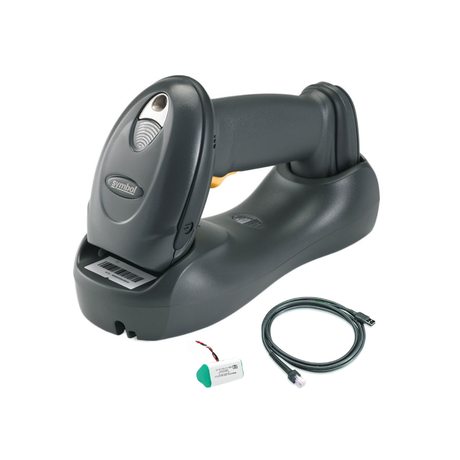 Zebra Symbol Motorola LS4278 wireless Bluetooth barcode scanner with cradle and USB cable