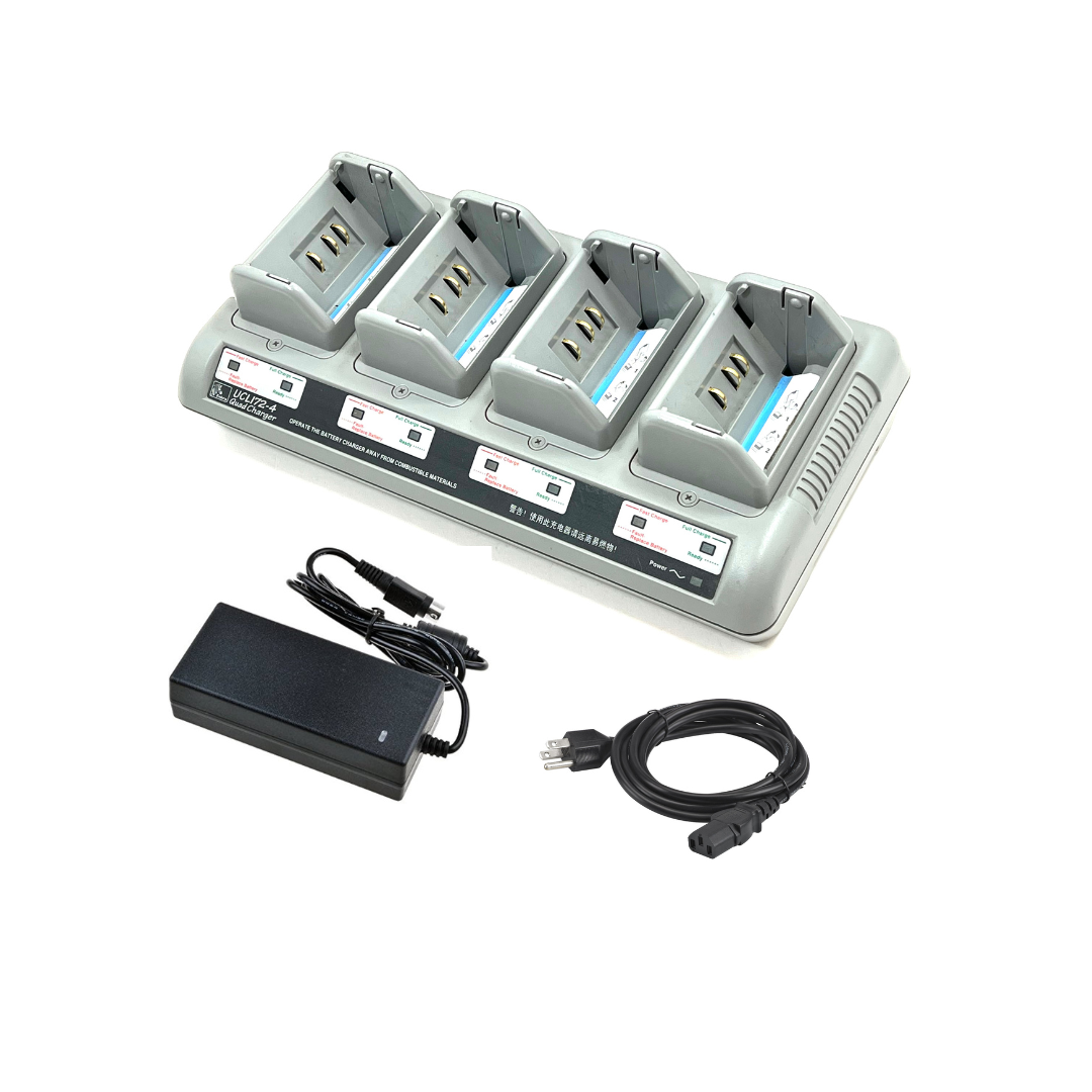 Zebra UCLI72-4 (UCL172-4) 4-Slot Spare Battery Charger for QLn420, ZQ520, ZQ620, ZQ630